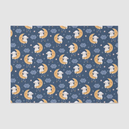 Kleine lammeren tissuepapier (Voorkant)