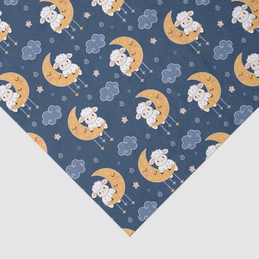 Kleine lammeren tissuepapier (Detail)