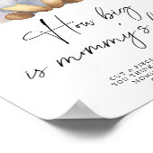 Kleine lammetje - hoe groot is mama's buik spel poster (Hoek)