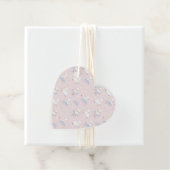 Kleine lammetjes die op wolken-Baby shower hangen Bedankjes Labels (In situ)