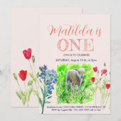 Kleine lammetjes en wilde bloemen kaart (Voorkant / Achterkant)