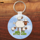 kleine lammetjes sleutelhanger (Voorkant)