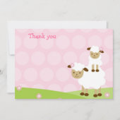 Kleine lamp Hartelijk dank Bedankkaart (Voorkant)