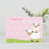 Kleine lamp Hartelijk dank Bedankkaart (Staand voorkant)