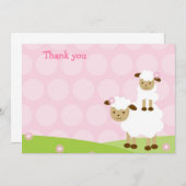 Kleine lamp Hartelijk dank Bedankkaart (Voorkant / Achterkant)