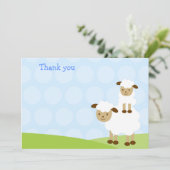 Kleine lamp Hartelijk dank Bedankkaart (Staand voorkant)