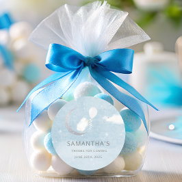 Kleine lamp met ballon Klassieke ronde Sticker