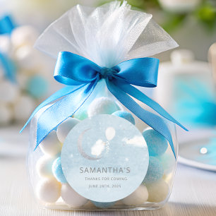 Kleine lamp met ballon Klassieke ronde Sticker