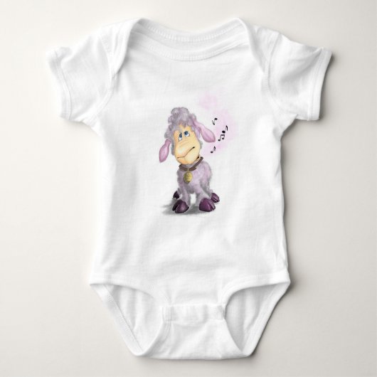 Kleine lamp met Bell Baby Bodysuit (Voorkant)