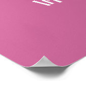 Kleine lampwandafdruk (roos) poster (Hoek)