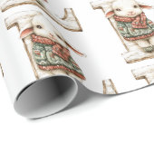 Kleine Lamsbrief L Kerst Cadeaupapier (Rol Hoek)