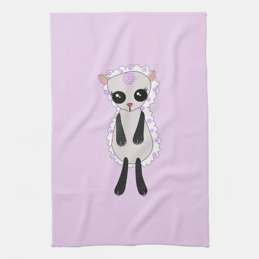 Kleine lamskeuken handdoek (Verticaal)