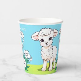 Kleine lamspapierbekertjes papieren bekers