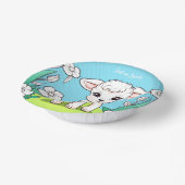 Kleine lamspapierschaal papieren kommen (Gebogen)