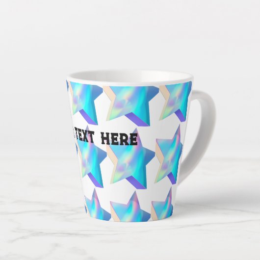 Kleine Latte Mok, 12 oz Drinkware Latte Mokken Cup (Rechterhoek)