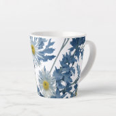 Kleine Latte Mok, 12 oz - Floral Explosion Design Mok (Rechterhoek)