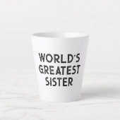 Kleine latte mok cadeau voor 's werelds grootste z (Voorkant)