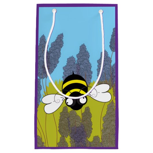 Kleine Lavendel Gift Bag Klein Cadeauzakje (Voorkant)