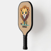 Kleine Leeuw Gepersonaliseerde Pickleball Paddle (Links)