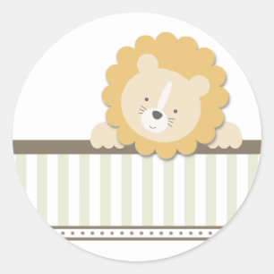 Kleine Leeuw {Groen} STICKERS