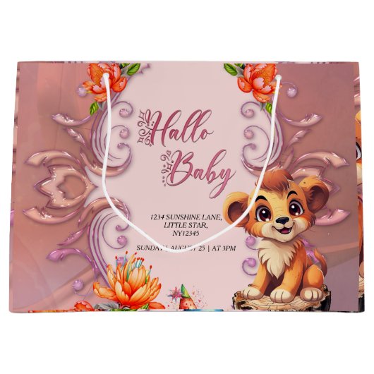 Kleine leeuw groot cadeauzakje (Voorkant)