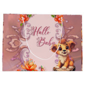 Kleine leeuw groot cadeauzakje (Achterkant)