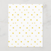 Kleine Leeuw Het is een Jongen Aquarel Blauwe Baby (Achterkant)