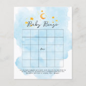 Kleine Leeuw Het is een Jongen Aquarel Blauwe Baby (Voorkant)