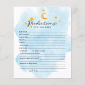 Kleine leeuw is een Waterverf blauw voorspelling (Voorkant)