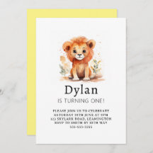 Kleine Leeuw Jongen Verjaardag