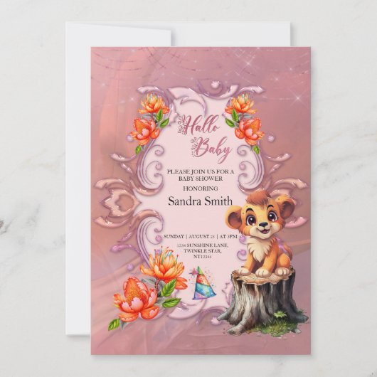 Kleine leeuw kaart (Voorkant)