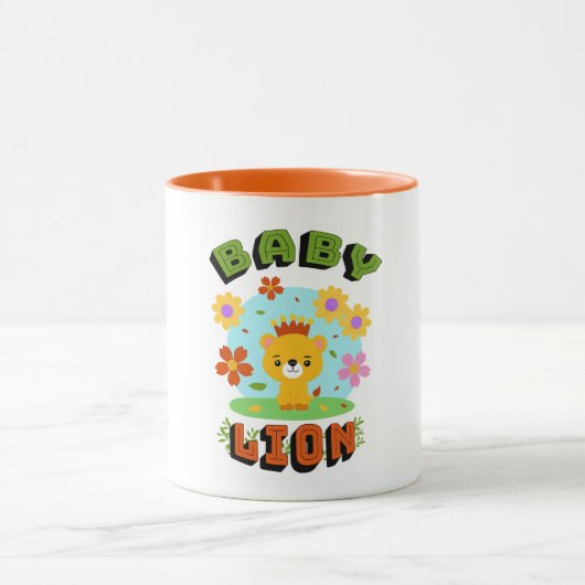 Kleine leeuw mok (Midden)