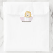Kleine Leeuw {Roze} | STICKERS (Tas)