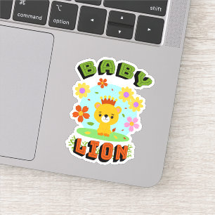 Kleine leeuw sticker