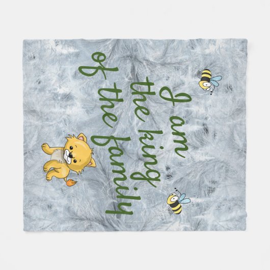 Kleine leeuwenkooi fleece deken (Voorkant (Horizontaal))