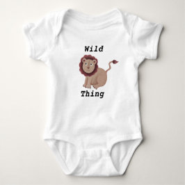 Kleine leeuwenwelp baby vest romper