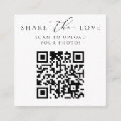 Kleine legant Deel de Kaarten van de Liefde met QR (Voorkant)