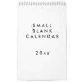 Kleine lege kalender - U kunt deze personaliseren (Hoes)