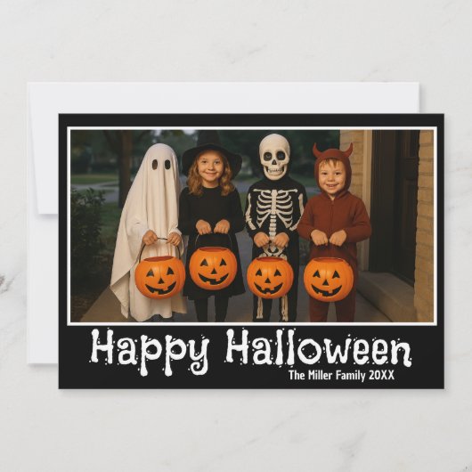 Kleine Legends van Halloween Feestdagenkaart (Voorkant)