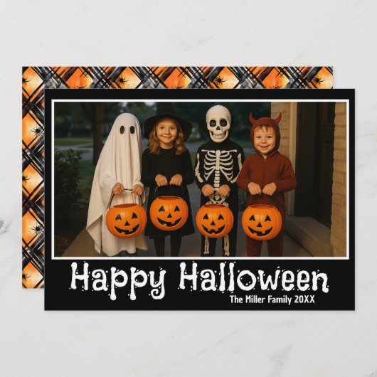 Kleine Legends van Halloween Feestdagenkaart (Voorkant / Achterkant)