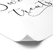 Kleine lekkernij. Citrus zoete behandelingen Poster (Hoek)