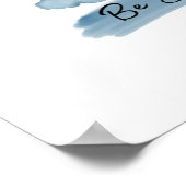 Kleine Lessen Leeuw uit de Wolken Poster (Hoek)