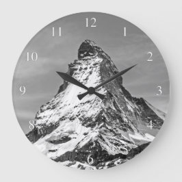 Kleine letters en cijfers in Matterhorn Black en W Grote Klok