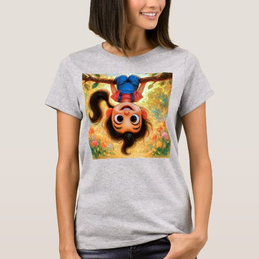 Kleine leugenachtige meid t-shirt (Voorkant)