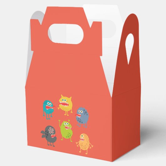 Kleine leuke grappige monsters bedankdoosjes (Geopend)