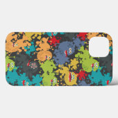 Kleine leuke grappige monsters Case-Mate iPhone case (Achterkant (horizontaal))