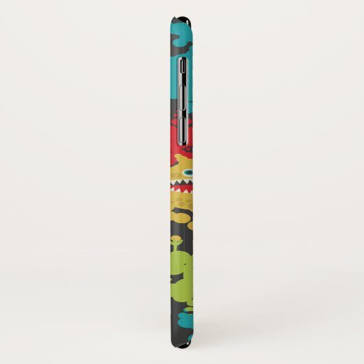 Kleine leuke grappige monsters Case-Mate iPhone case (Achterkant/links)