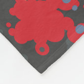 Kleine leuke grappige monsters fleece deken (Hoek)