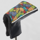 Kleine leuke grappige monsters golfheadcover (3/4 voorkant)