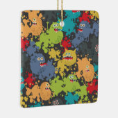 Kleine leuke grappige monsters keramisch ornament (Rechts)